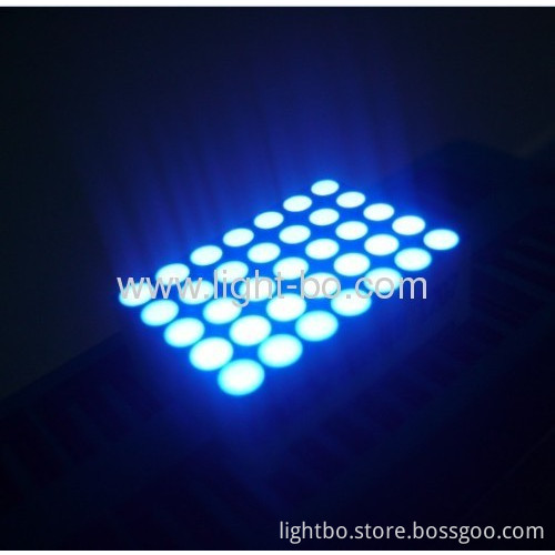 Ultra Bright Blue 0.7" 1.2" 1.5" 2.1" 4.2" 5 X 7 Dot Matrix Ld Display For Moving Sign,message Board,position Indicators 